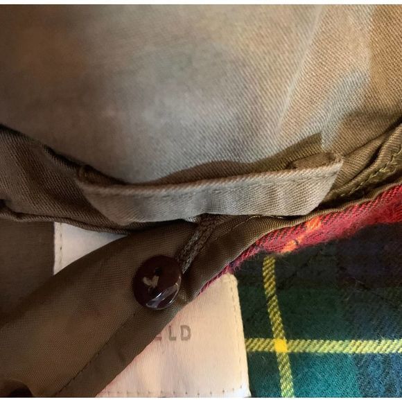 Springfield Womens Hooded Full Zip Toggle Long Sleeve Utility Jacket Khaki 10 - Picture 6 of 8